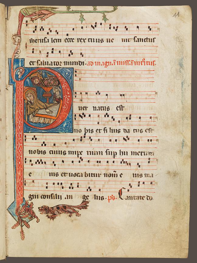 Manuscript with square notation