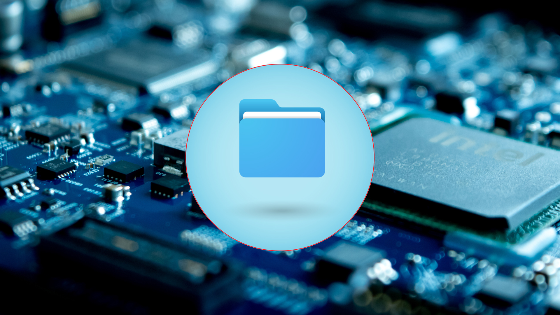 folder on a desktop - computer