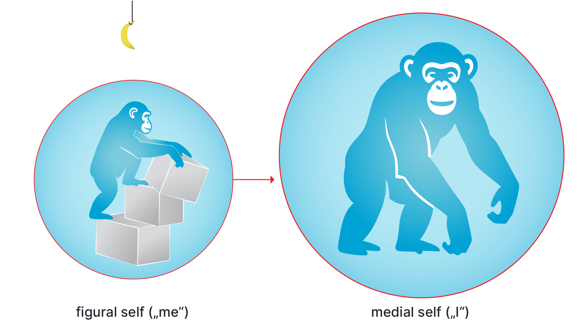 Figural Self (“Me”) and Medial Self (“I”)
