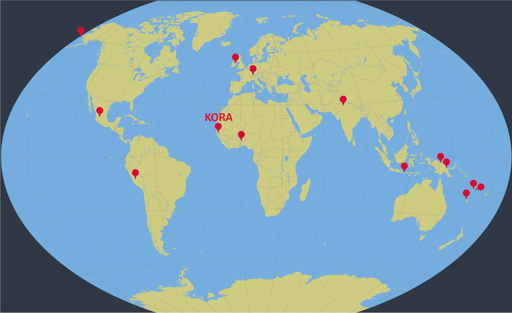 Übersicht Karte Kora